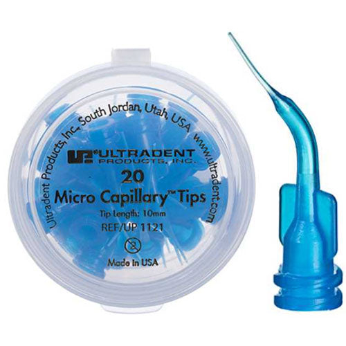 Ultradent 1121 Micro Capillary Tips, 10mm 20pk Ultradent 1121 Micro Capillary Tips, 10mm 20pk